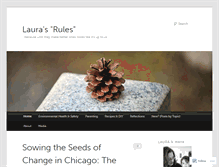 Tablet Screenshot of laurasrules.org